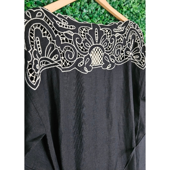 J.Crew Linen Cutwork Tunic Dress - Picture 7 of 12